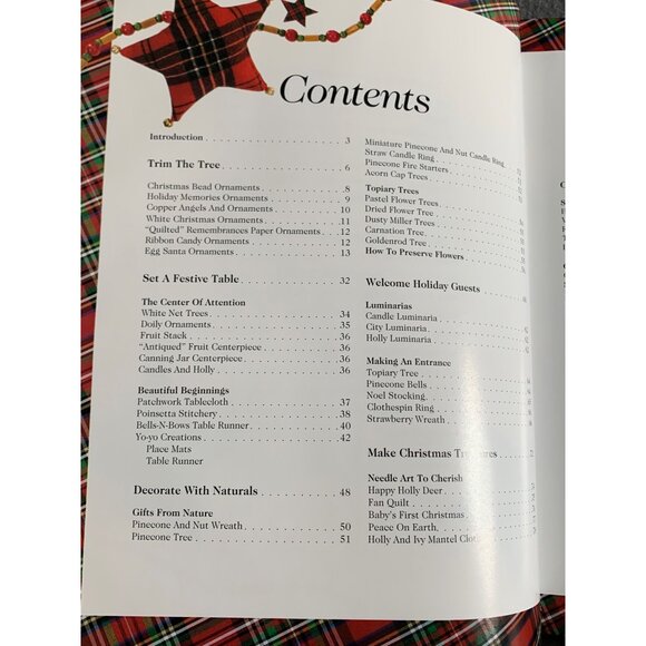 Christmas Handcrafts Book By Oxmoor House - Picture 3 of 12